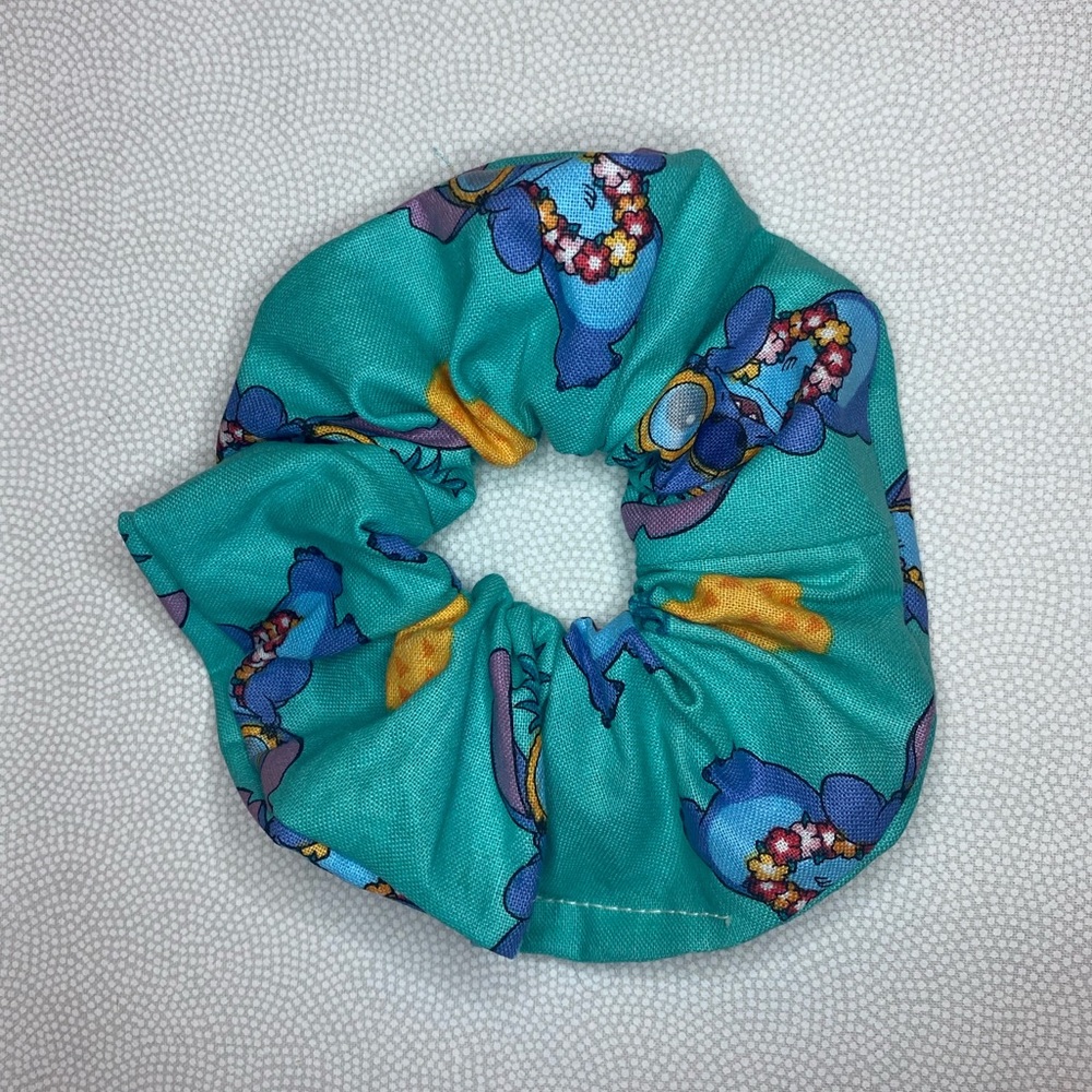Luau Stitch Disney Scrunchie